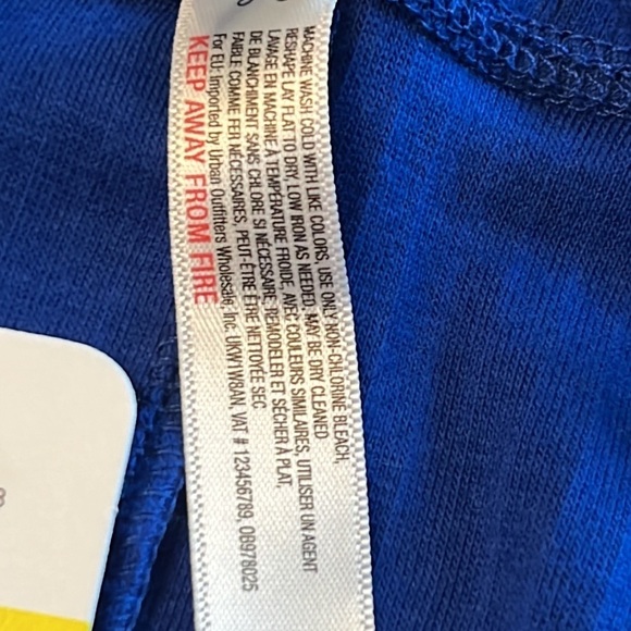 NWT Free People | Marissa primary Blue Bodysuit | Size Medium - Picture 9 of 14